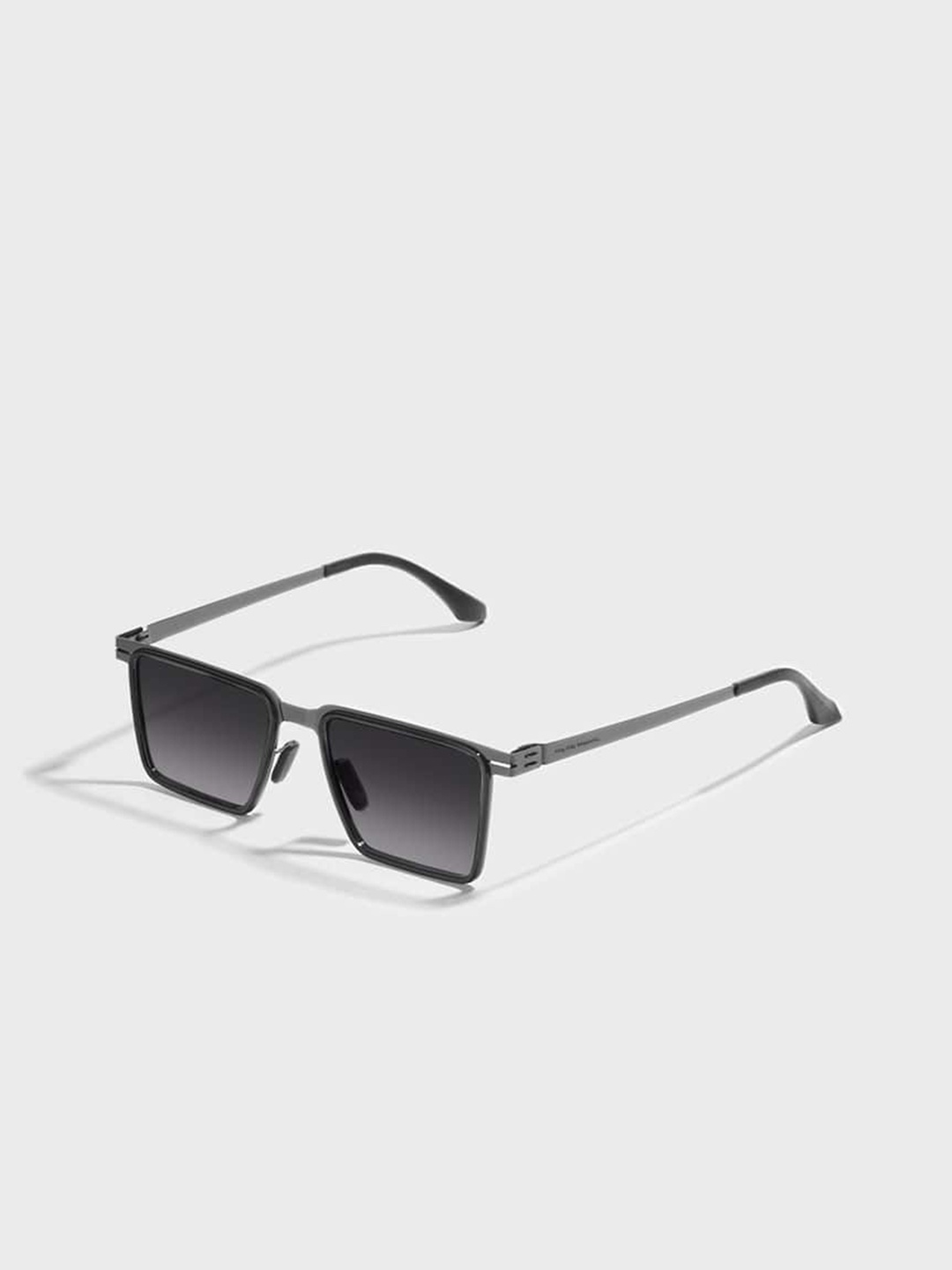 

SAM & MARSHALL Unisex Rectangle Sunglasses with Polarised and UV Protected Lens, Black
