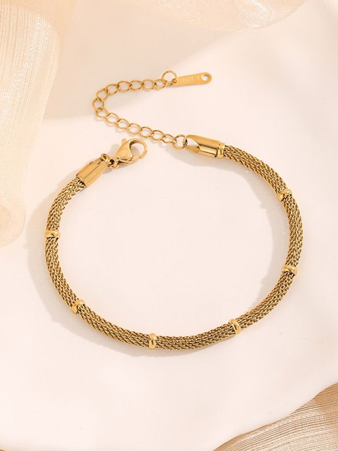 

Just Lil Things Lobster Closure Wraparound Bracelet, Gold