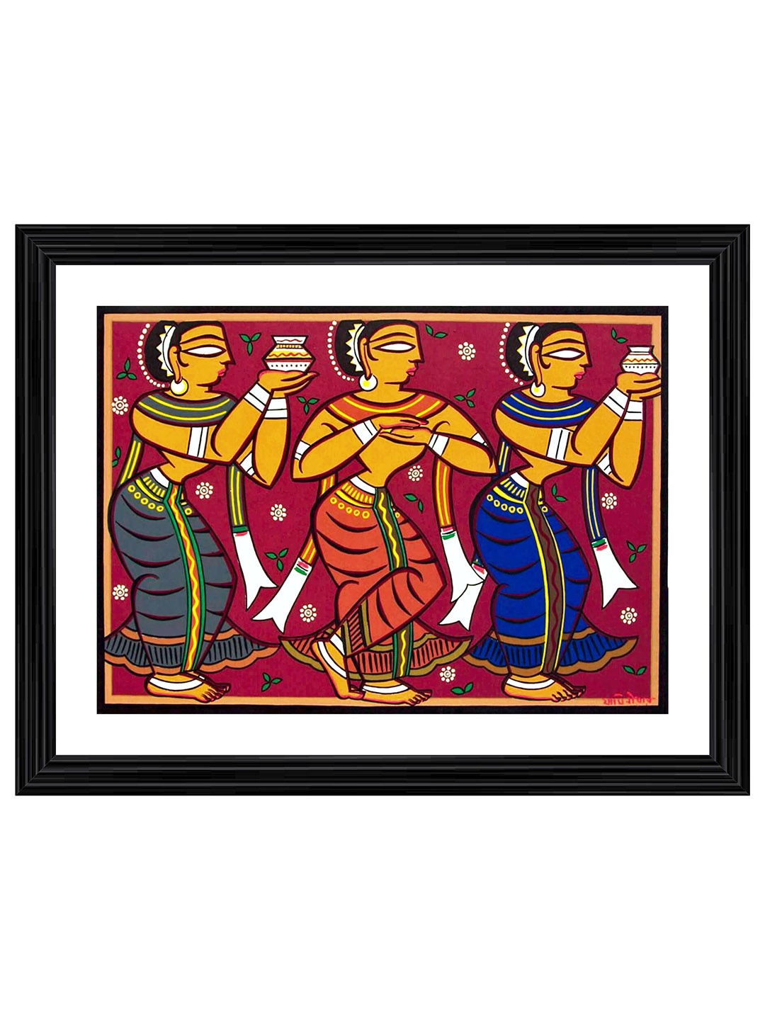

Adventures India Black & White Wooden Wall Paintings
