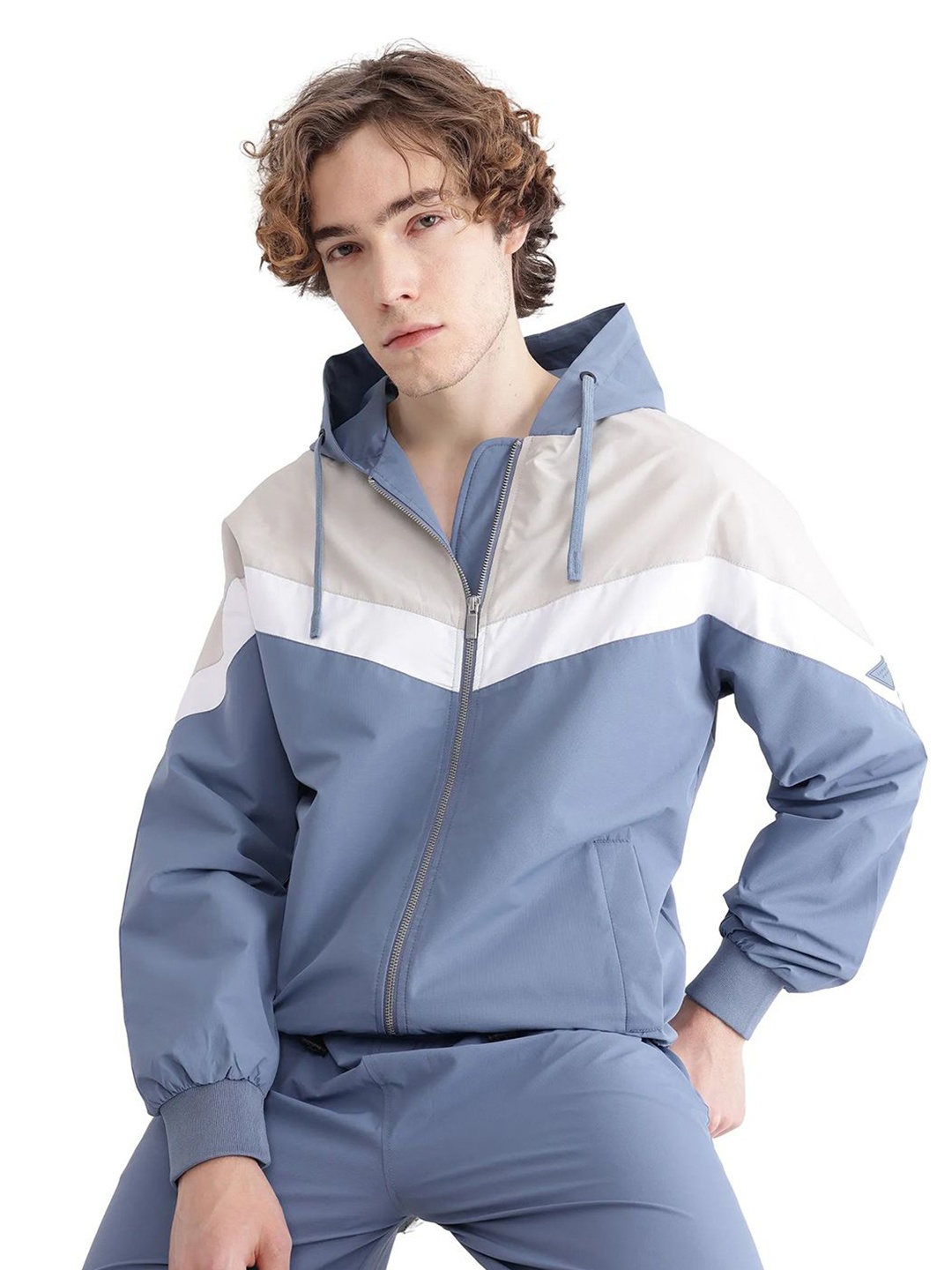 

RARE RABBIT Men Bomber Jacket, Blue