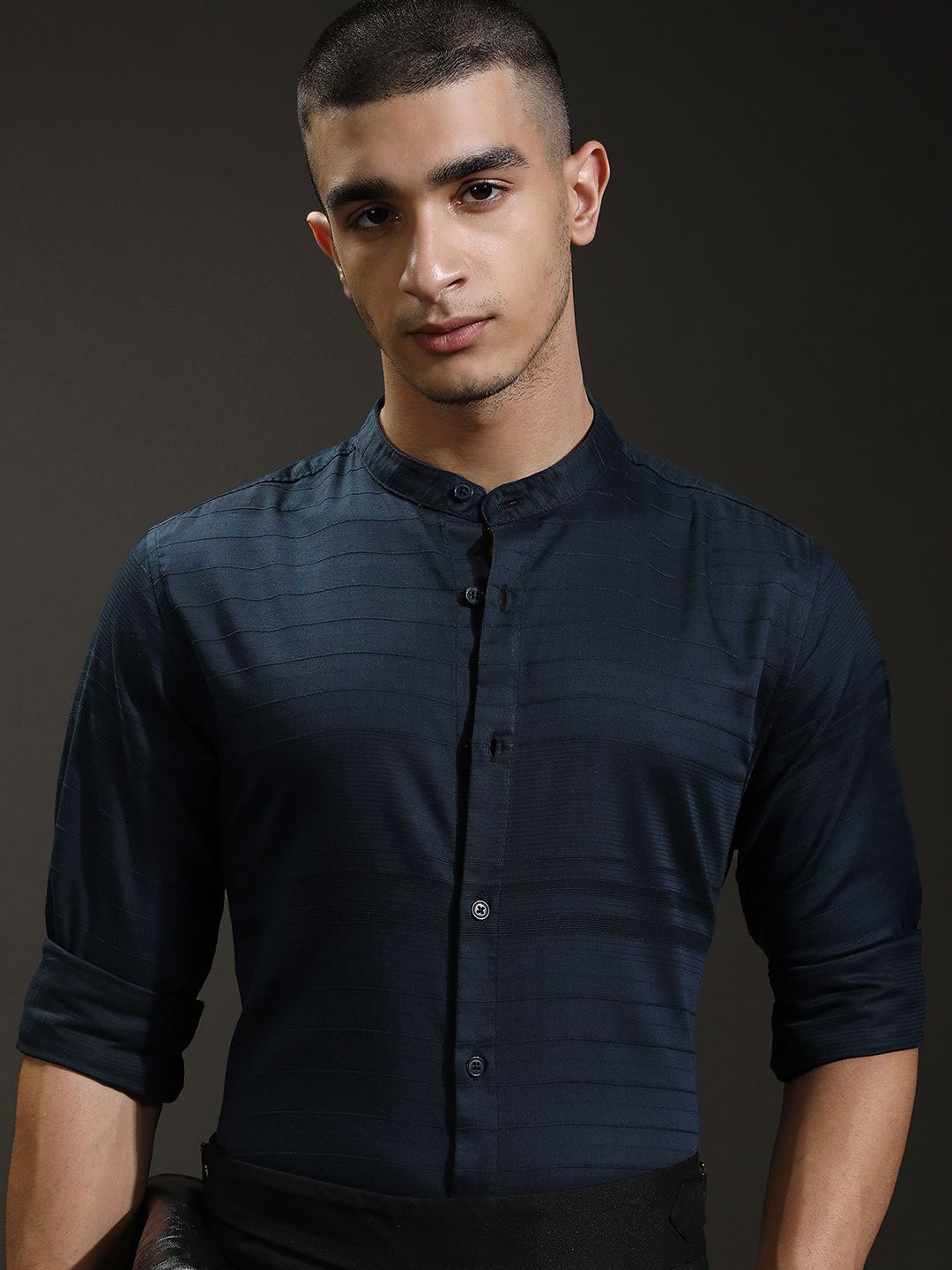 

HIGHLANDER Men Opaque Casual Shirt, Blue