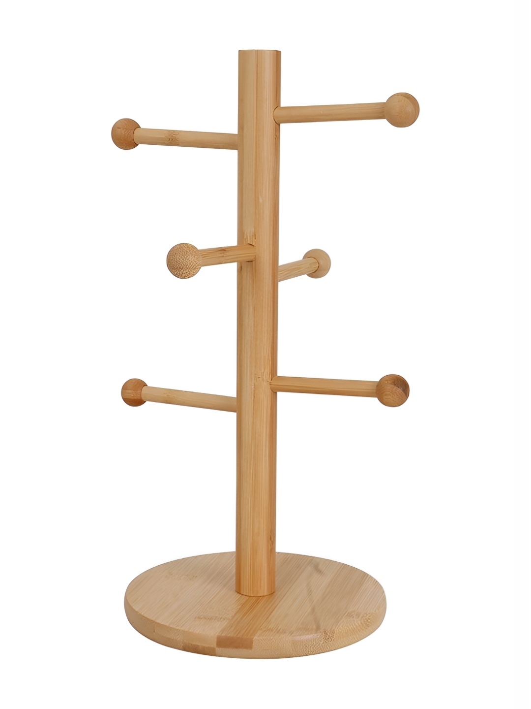 

HOKIPO Brown Bamboo Mug Holder