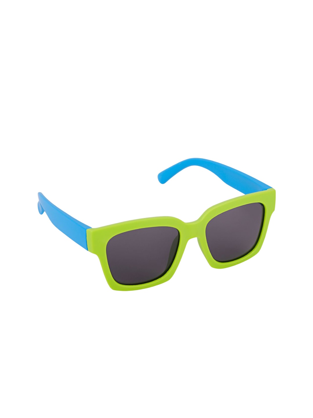 

DukieKooky Unisex Kids Square Sunglasses with UV Protected Lens, Black