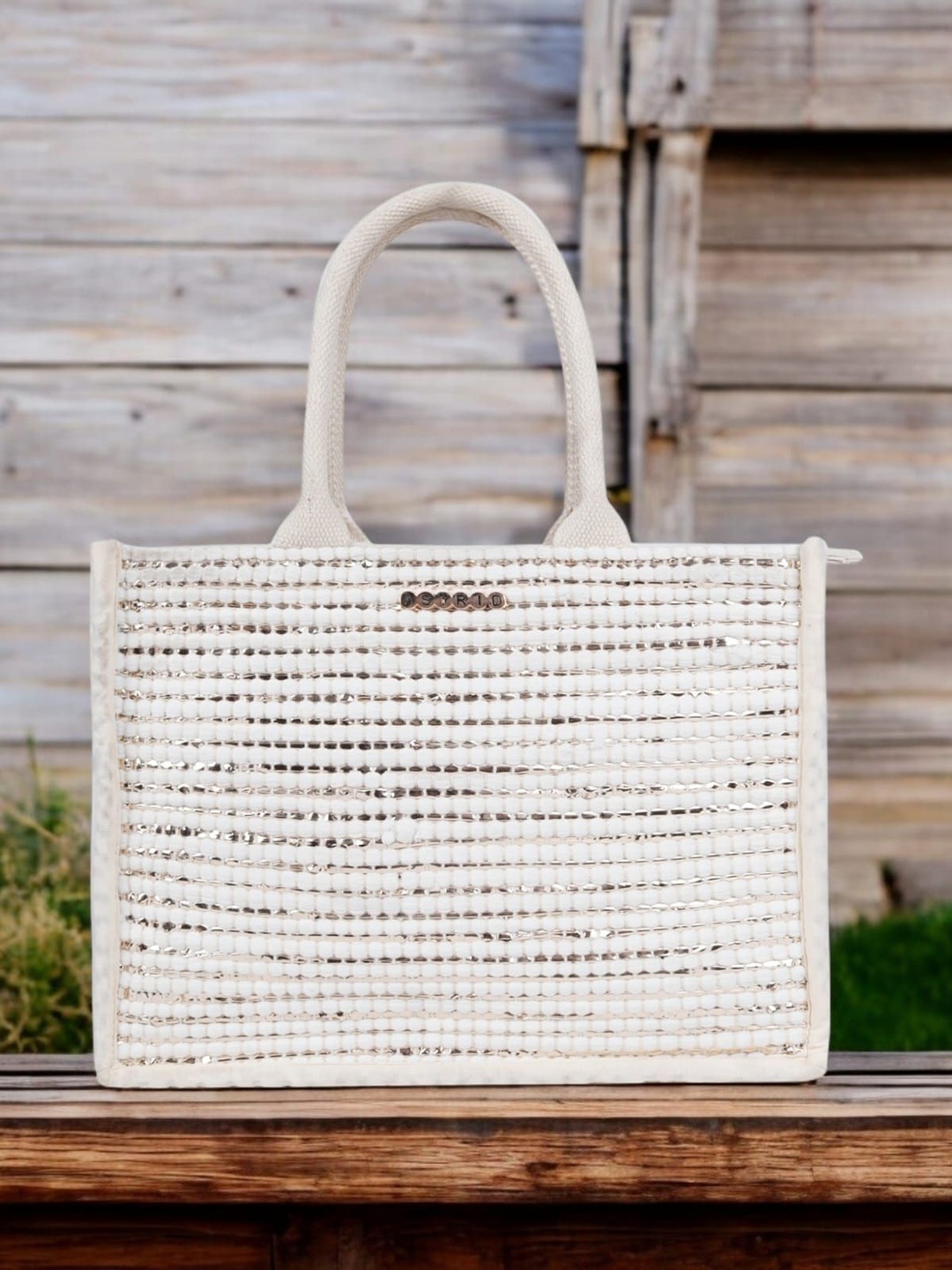 

ASTRID Women Shopper Tote Bag, White