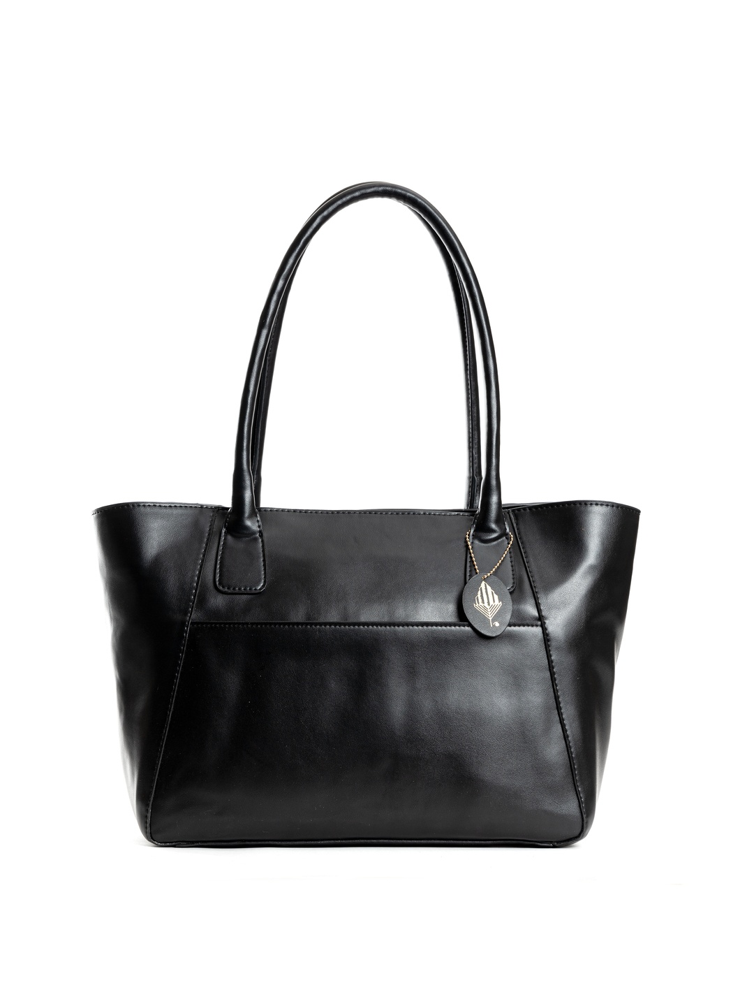 

Green Hermitage Women Solid Structured Cork Shoulder Bag, Black