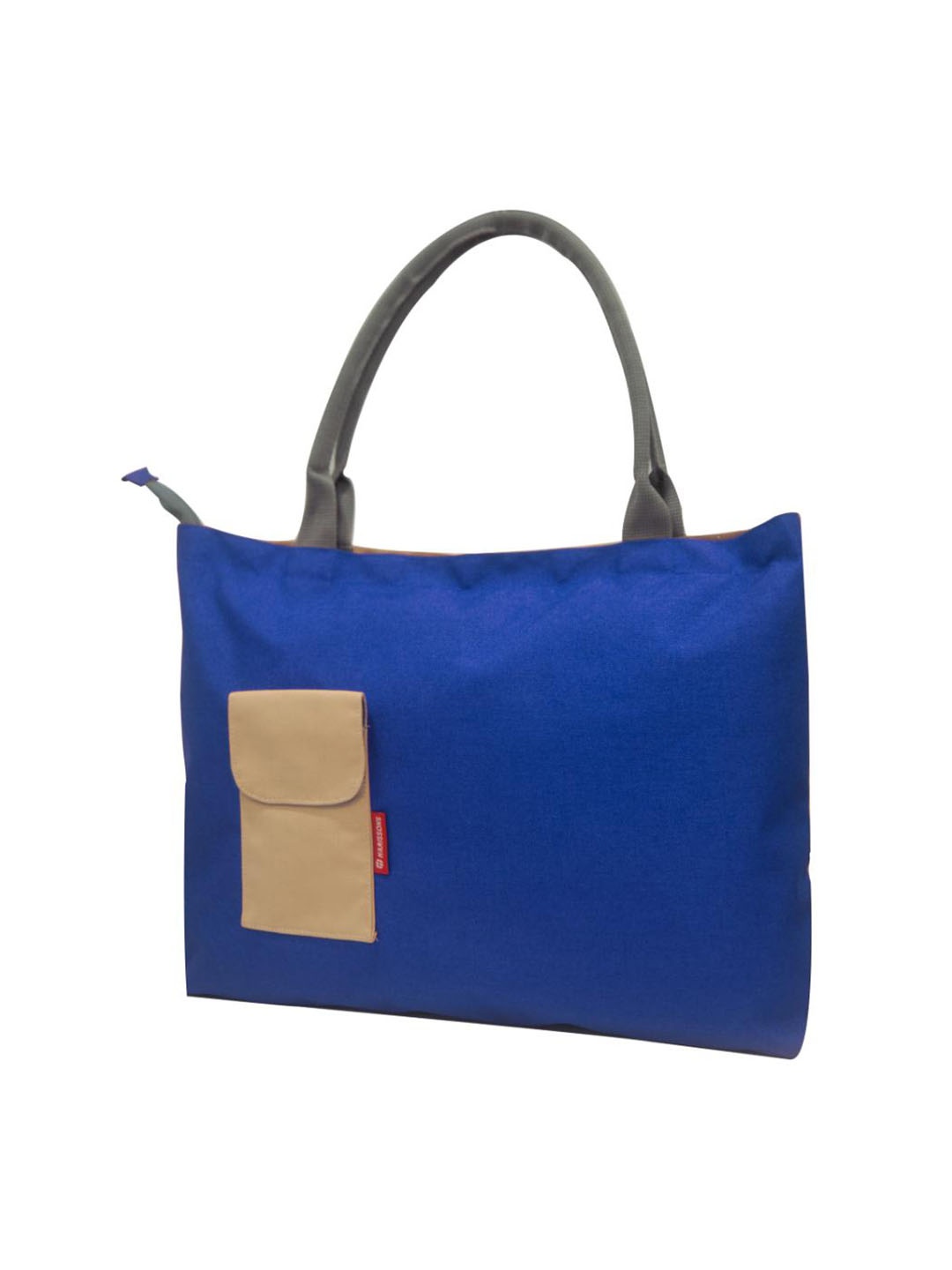 

Harissons Unisex Colourblocked Structured Handheld Bag, Blue