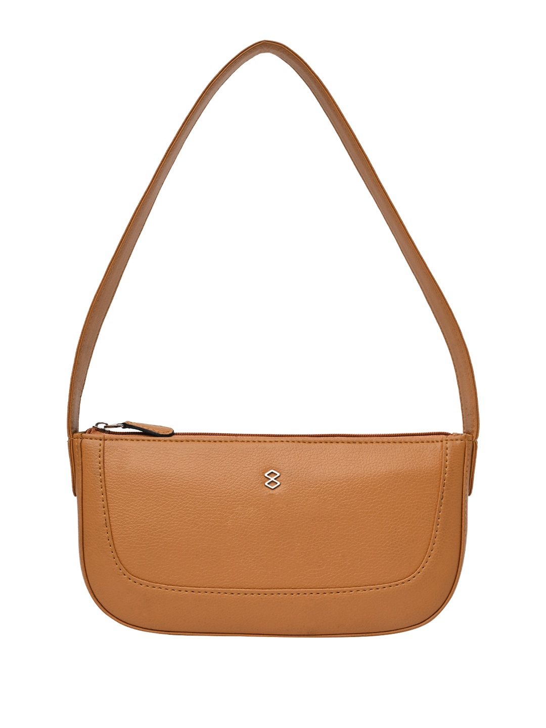 

HORRA PU Half Moon Sling Bag, Beige