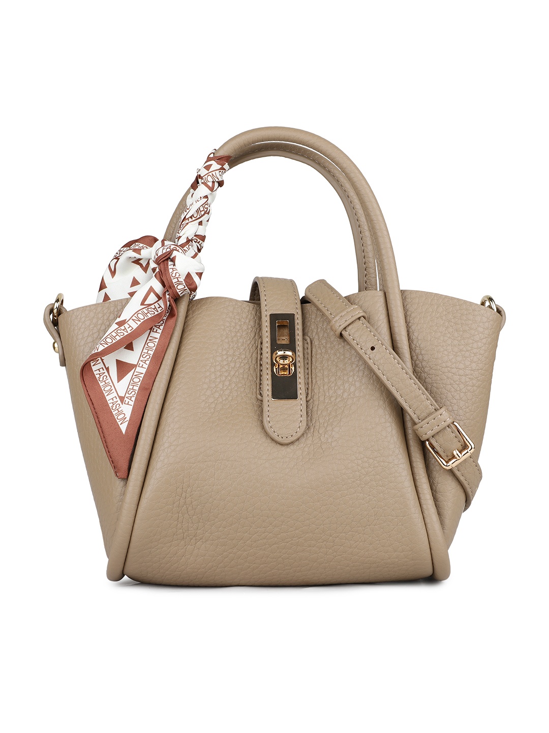 

Inc 5 Textured Handheld Bag, Beige