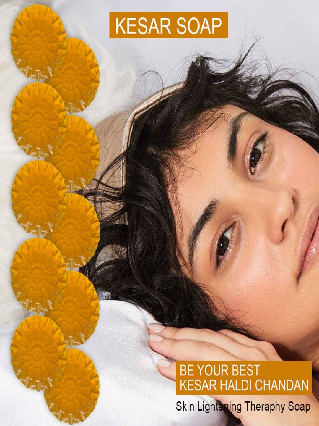 

GROOVY Set Of 10 Clarifying Bentonite Clay Bath Soap - 100 g Each, Yellow