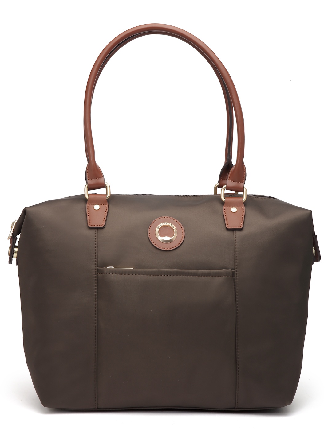 

DELSEY PARIS Women Solid Structured Handheld Bag, Brown