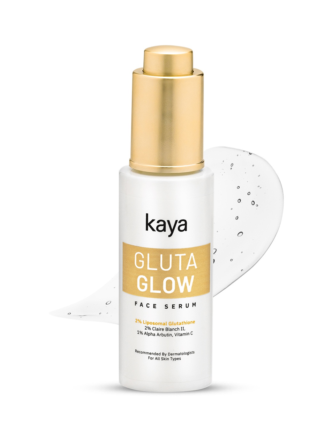 

Kaya Gluta Glow Face Serum with Vitamin C & Alpha Arbutin - 30 ml, White