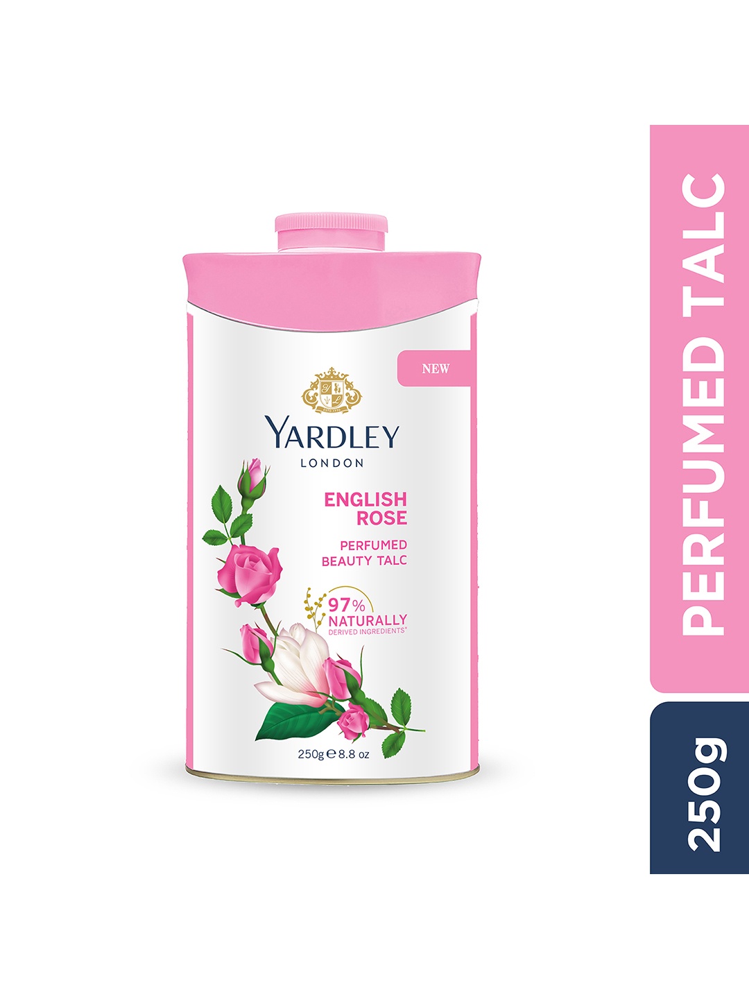 

YARDLEY LONDON English Rose Perfumed Talc - 250 g, Pink