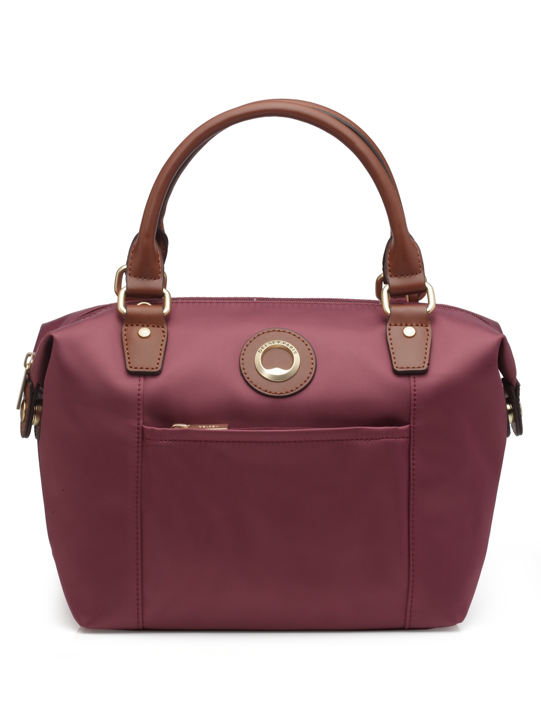 

DELSEY PARIS Women Solid Structured Handheld Bag, Purple