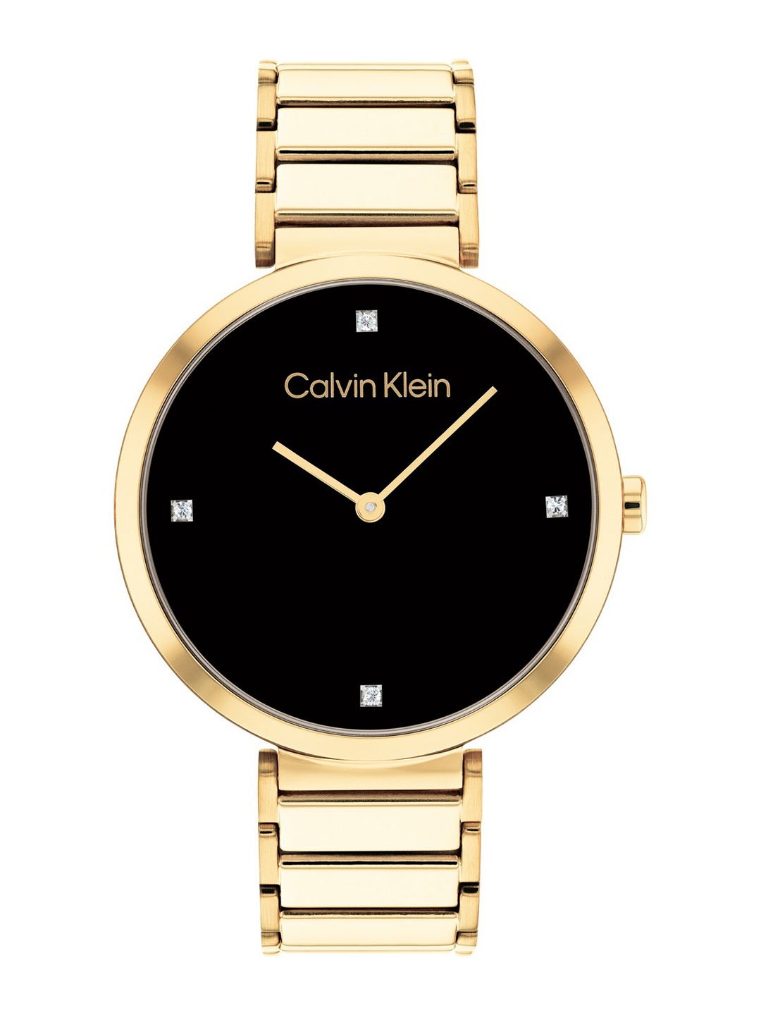 

Calvin Klein Women Minimalistic T Bar 36mm Analogue Watch 25200136, Black