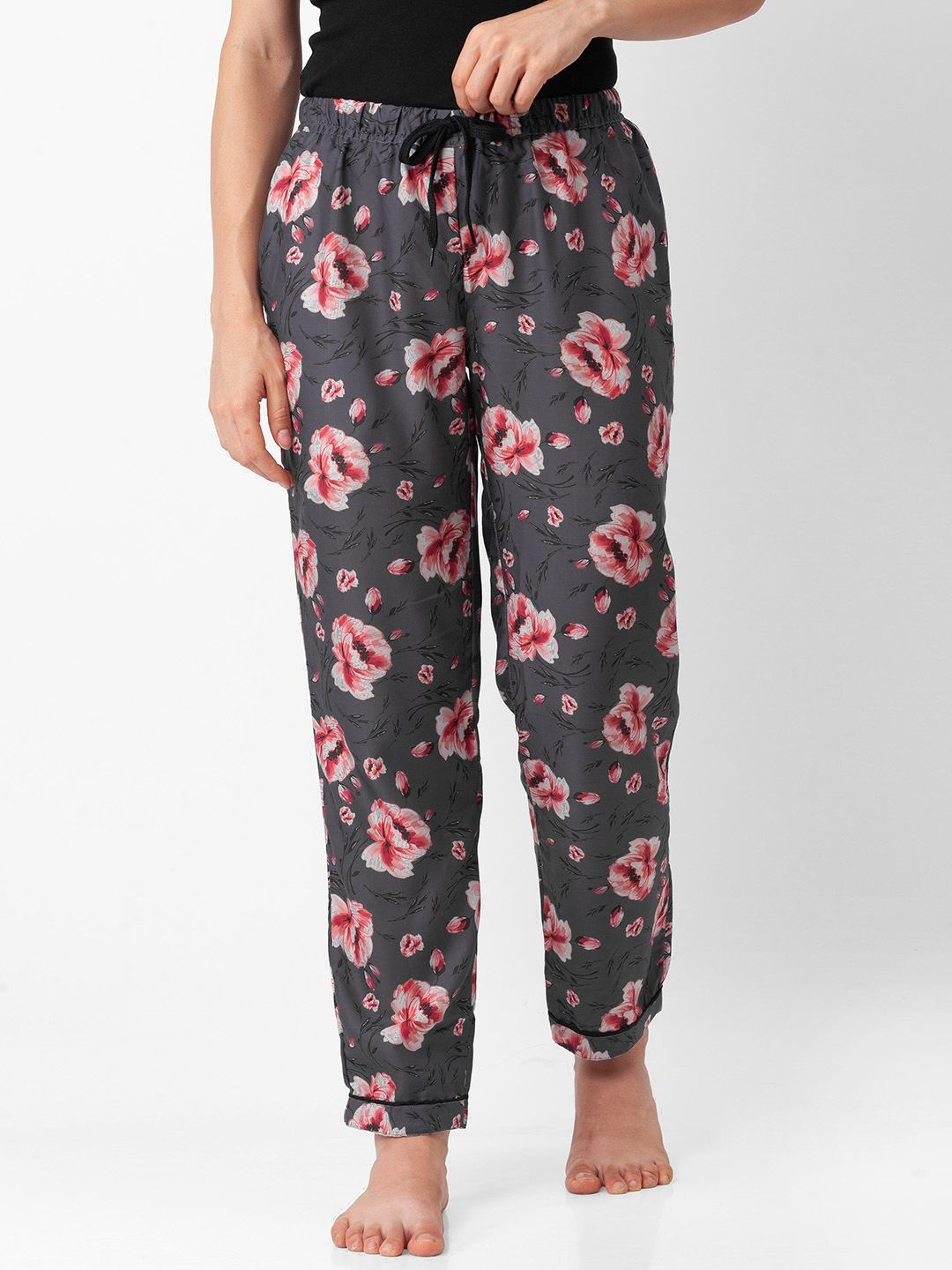 

NOIRA Women Pack Of 2 Printed Lounge Pants, White