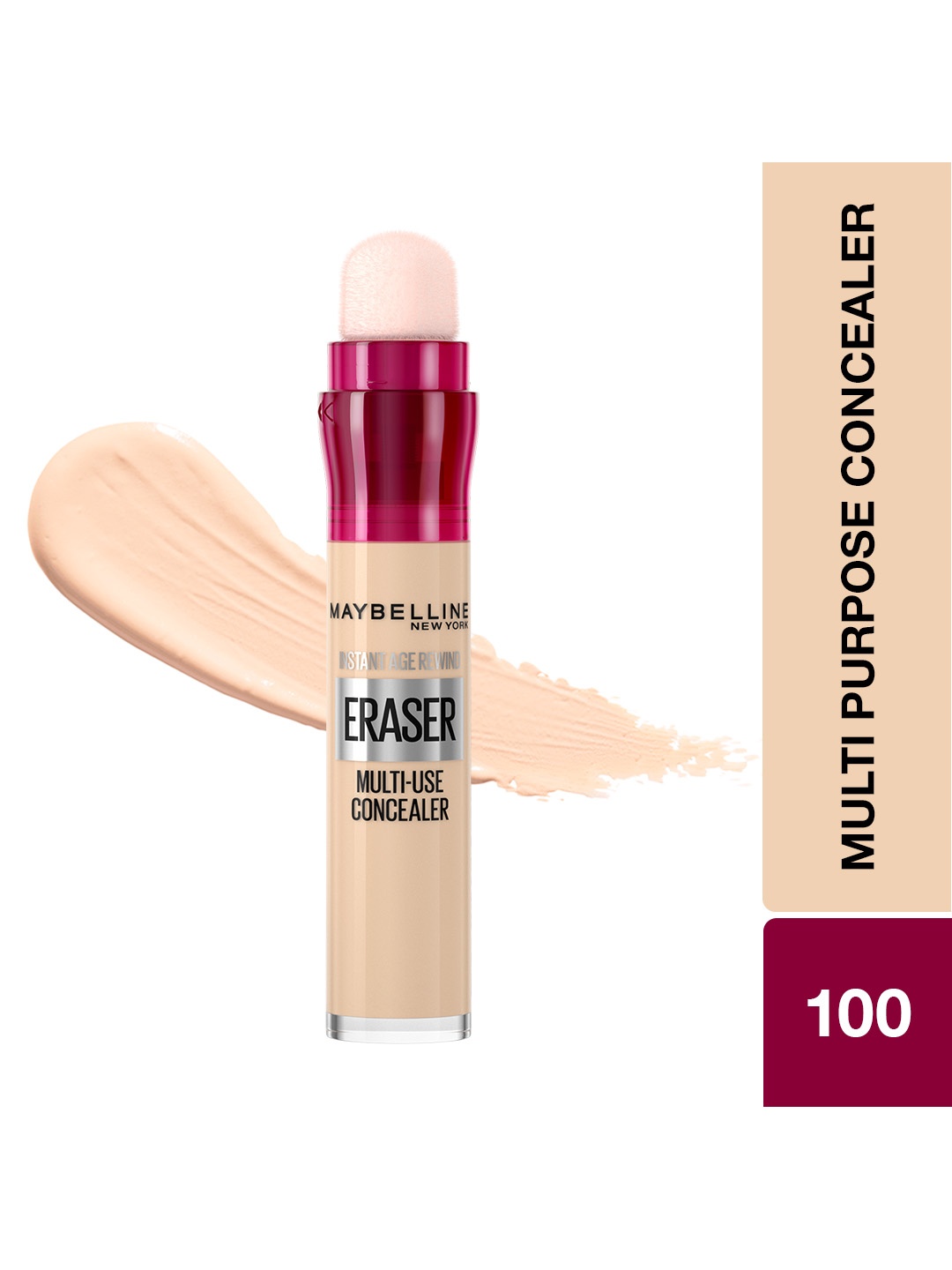 

Maybelline New York Instant Age Rewind Concealer - 100 Ivory - 6ml, Beige