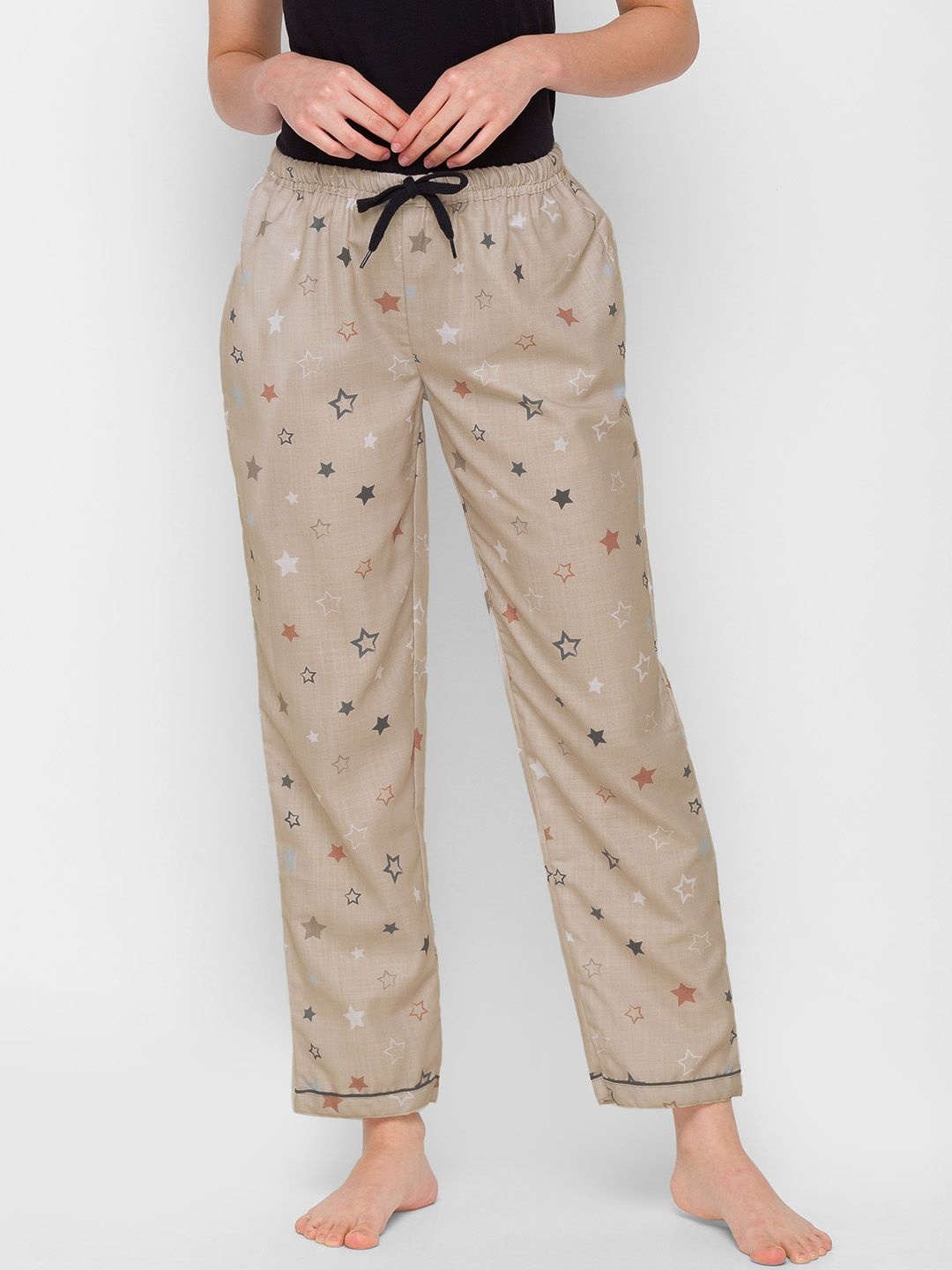 

NOIRA Women Pack Of 2 Printed Lounge Pants, Blue