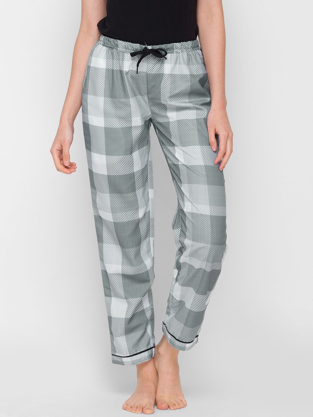 

NOIRA Women Pack Of 2 Printed Lounge Pants, White