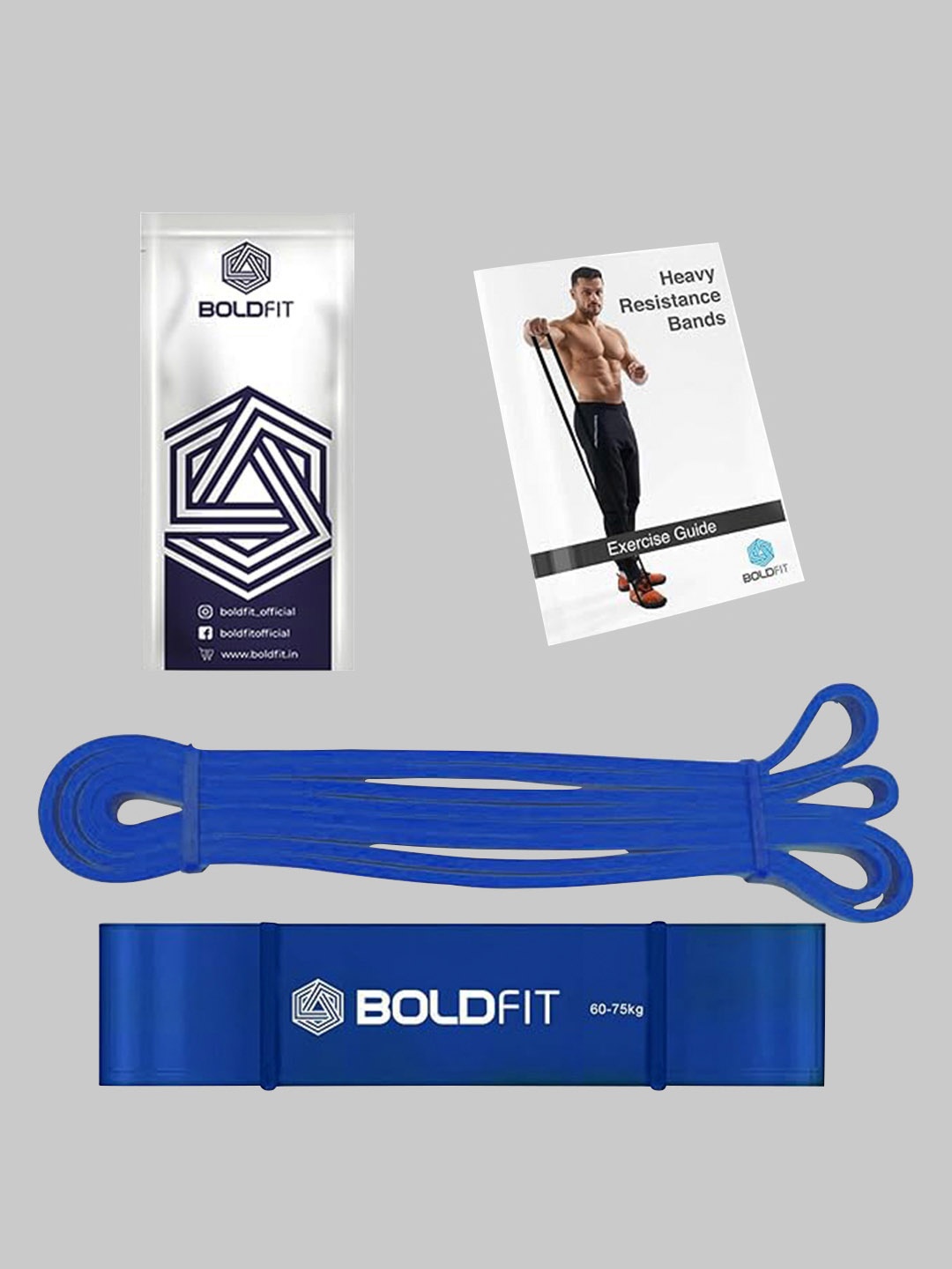 

BOLDFIT Unisex Heavy Resistance Band, Blue