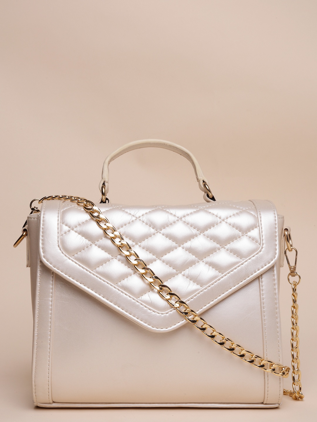

DressBerry Women Solid Crossbody Sling Bag, Beige