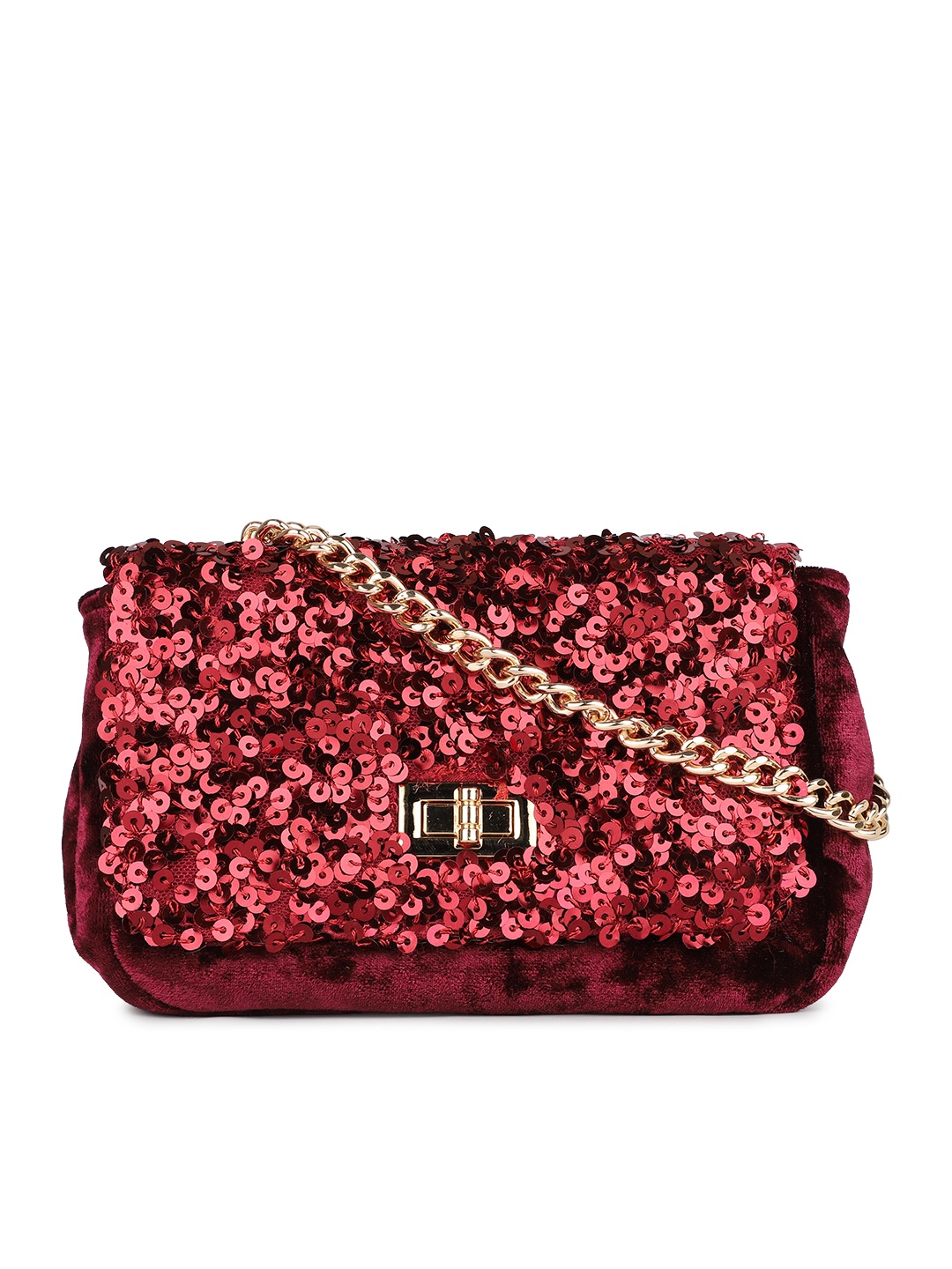 

Inc 5 Women Embellished Crossbody Sling Bag, Red