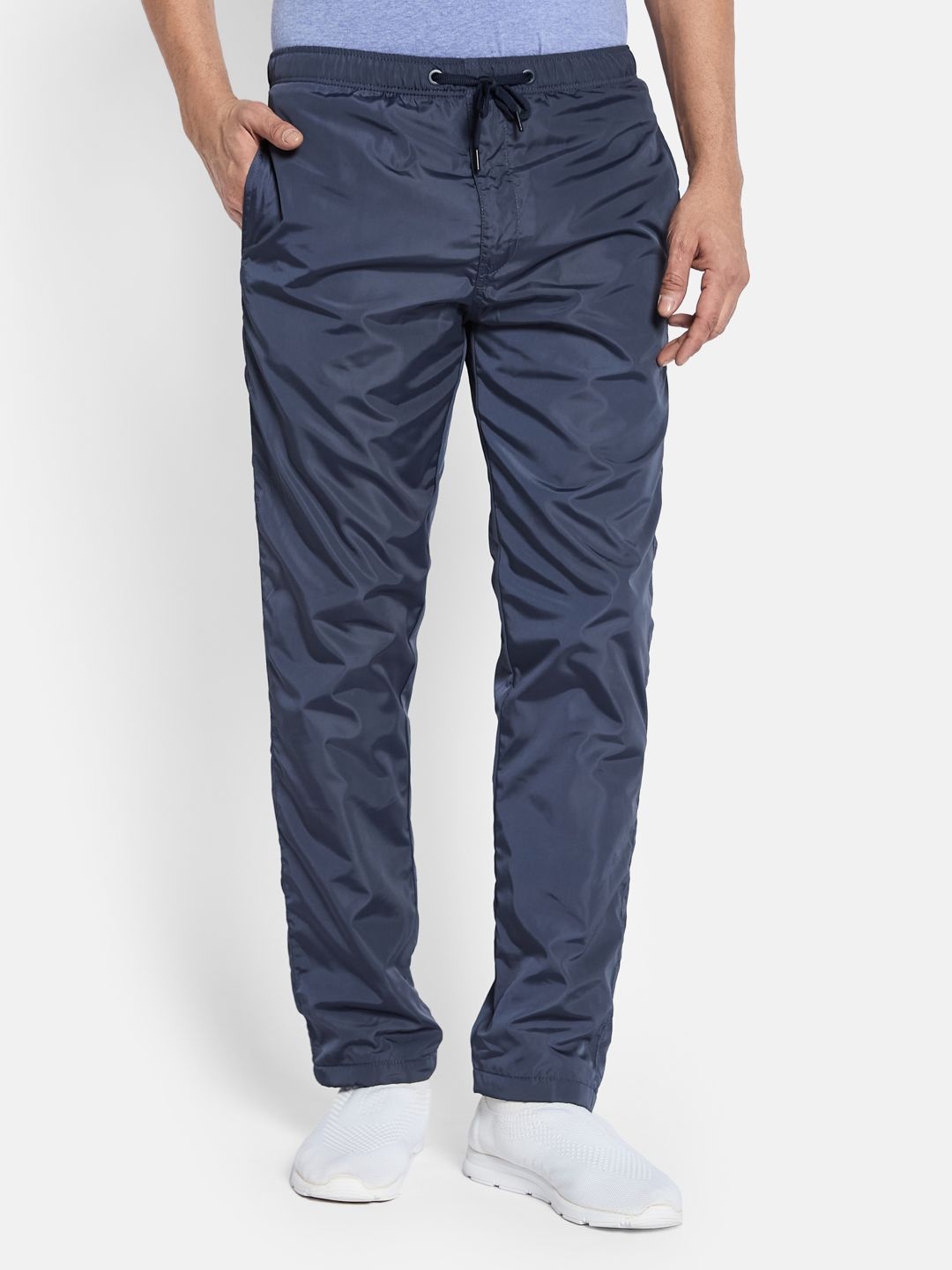 

Octave Men Cotton Regular Fit Track Pants, Navy blue