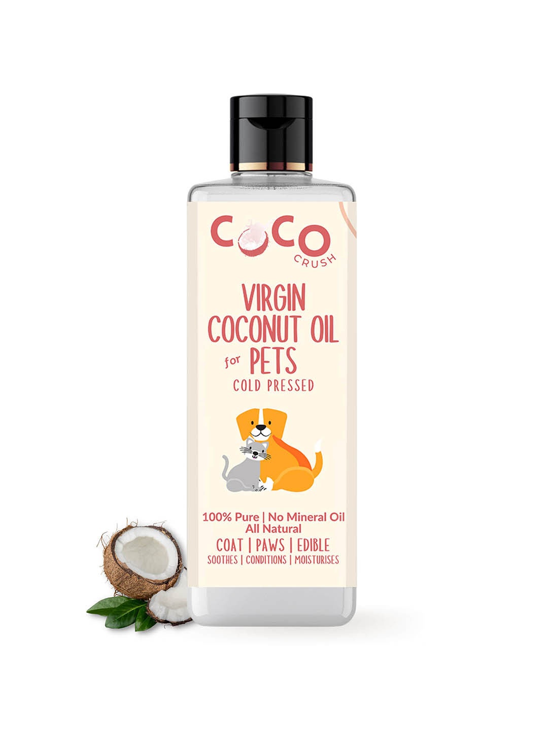 

Coco Crush Pure & Natural Virgin Coconut Oil -100 ml, Transparent