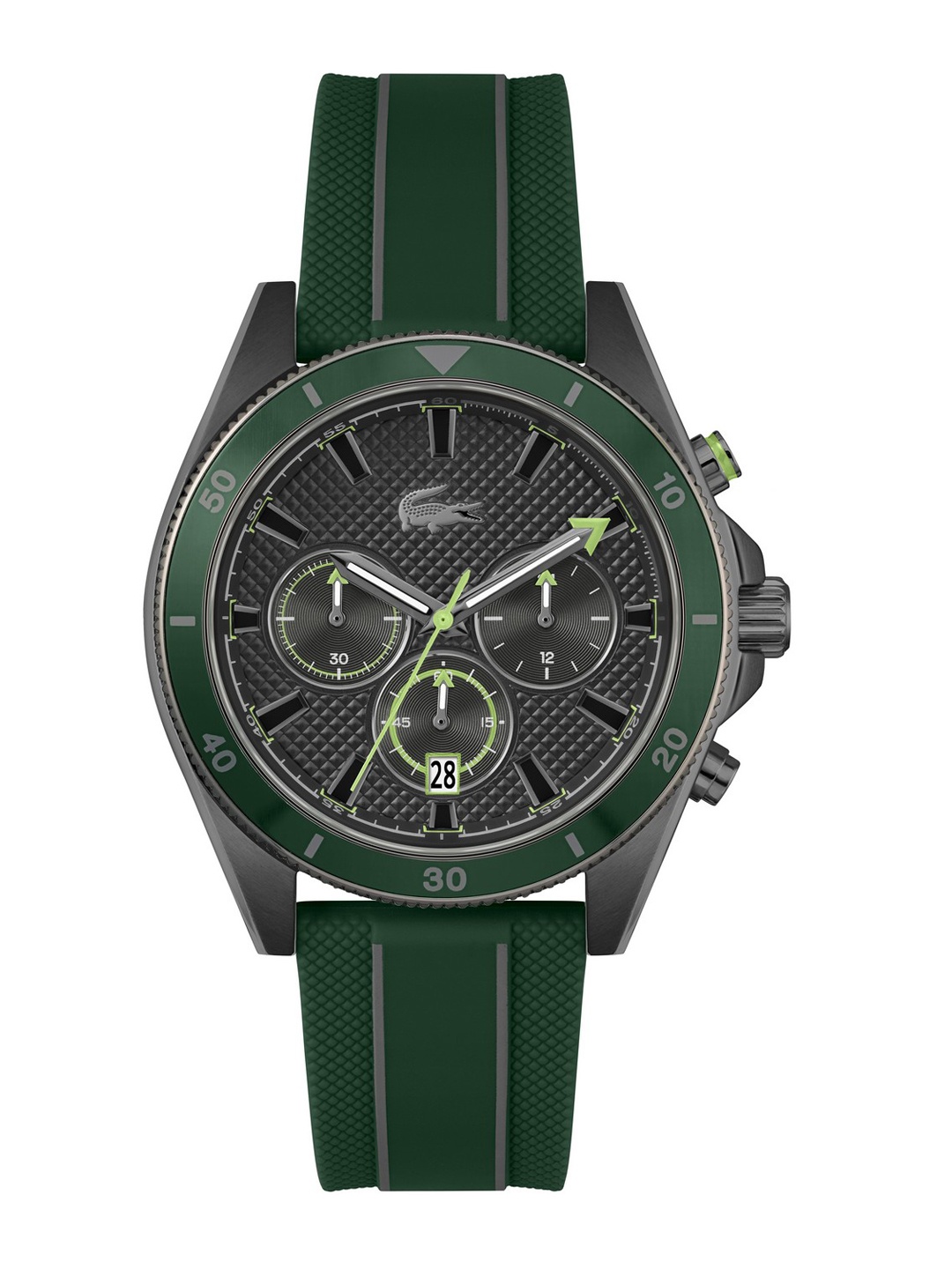 

Lacoste Men Mainsail Analogue Chronograph Watch 2011363, Black