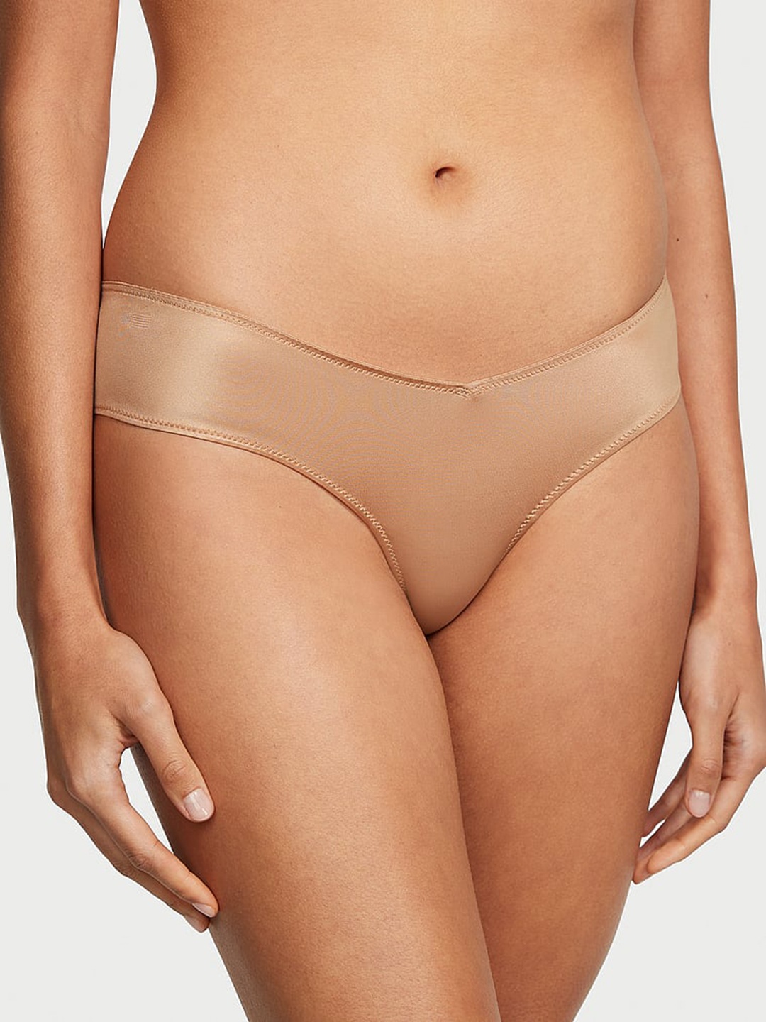 

Victoria's Secret Strappy-Back High-Leg Briefs, Beige