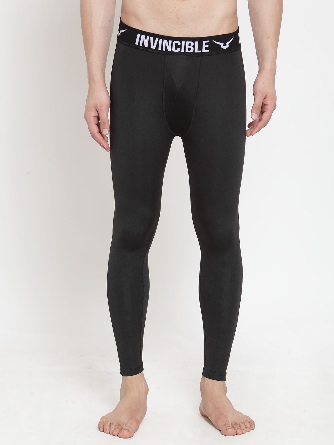 

Invincible Men Pro Compression Performance Leggings, Black