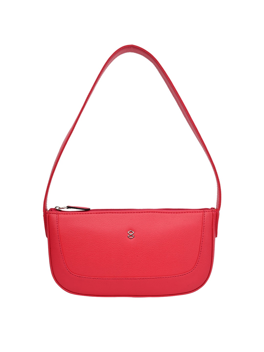 

HORRA PU Structured Shoulder Bag, Red