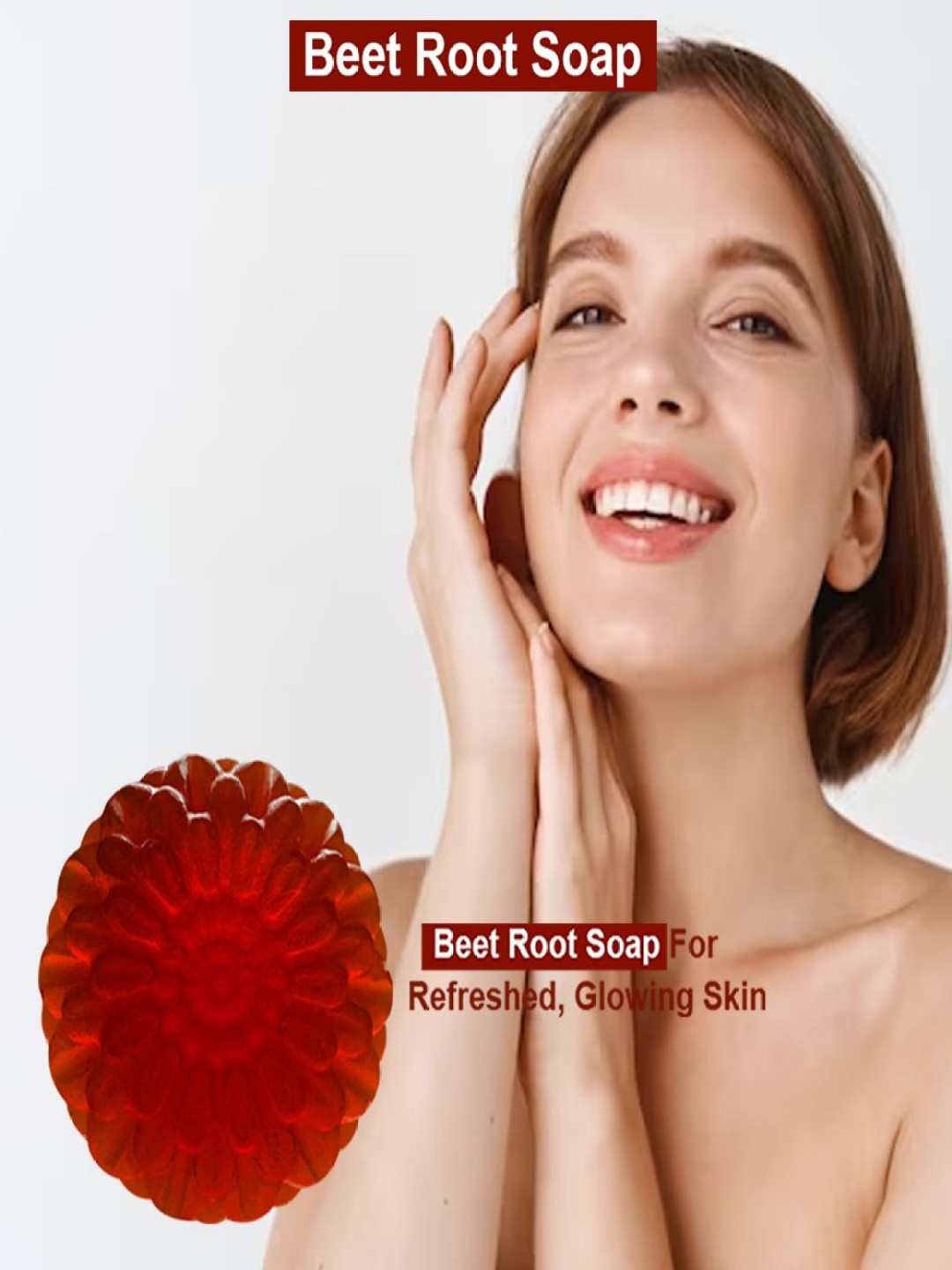 

GROOVY Kiwi Kiss Beet Root Bath Bar - 100 g, Red