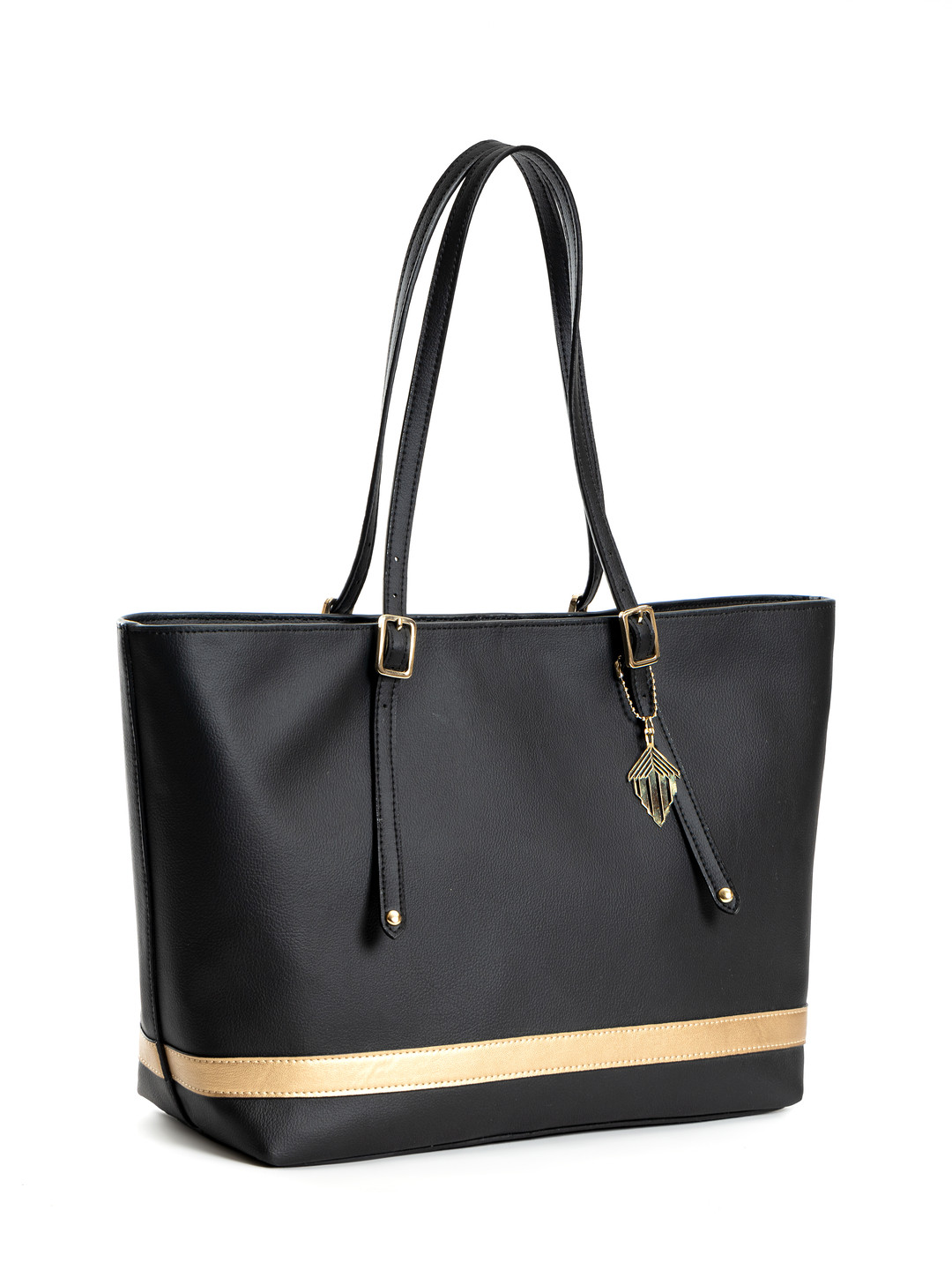 

Green Hermitage Women Textured Structured Cork Shoulder Bag, Black