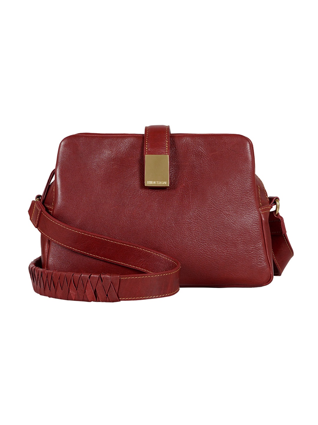 

Hidesign Leather Sling Bag, Red