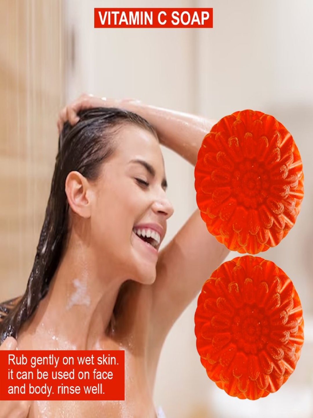 

GROOVY Set Of 2 Cherry Cheer Vitamin C Bathing Soap- 100 g Each, Green