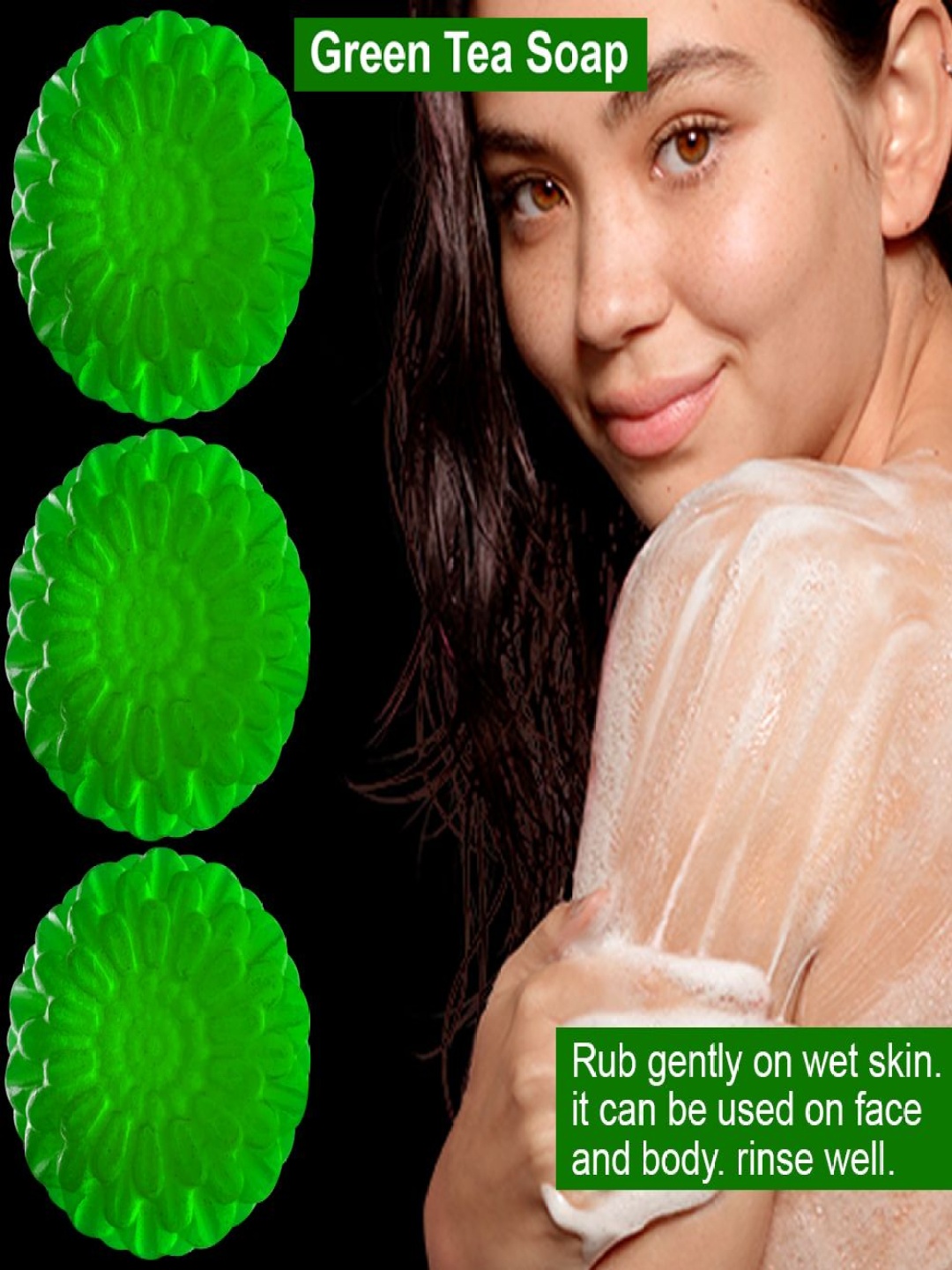 

GROOVY Set Of 3 Lemon Fresh Green Tea Bath Bar - 100 g Each