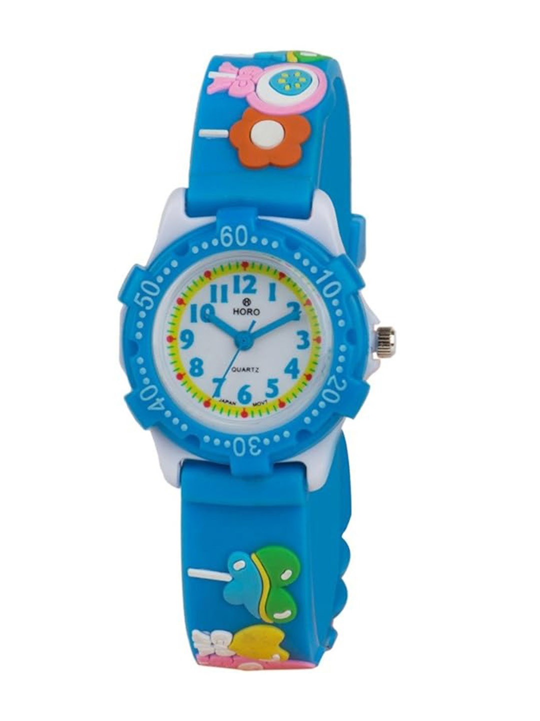 

Horo Men Printed Dial & Straps Analogue Watch K113, Blue