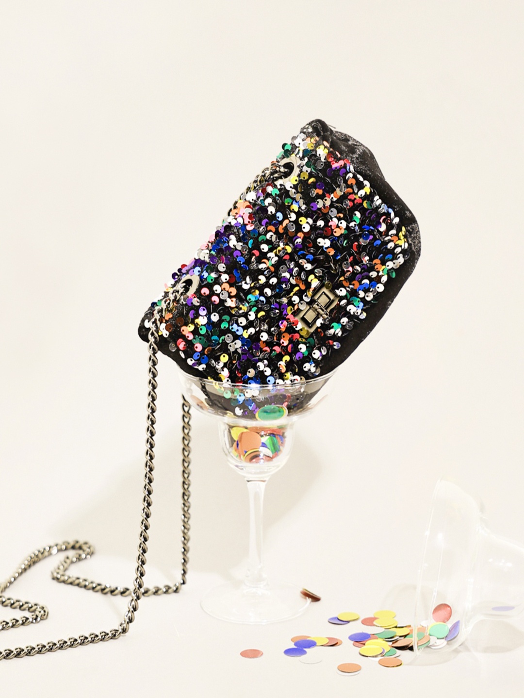

Inc 5 Women Embellished Crossbody Sling Bag, Black