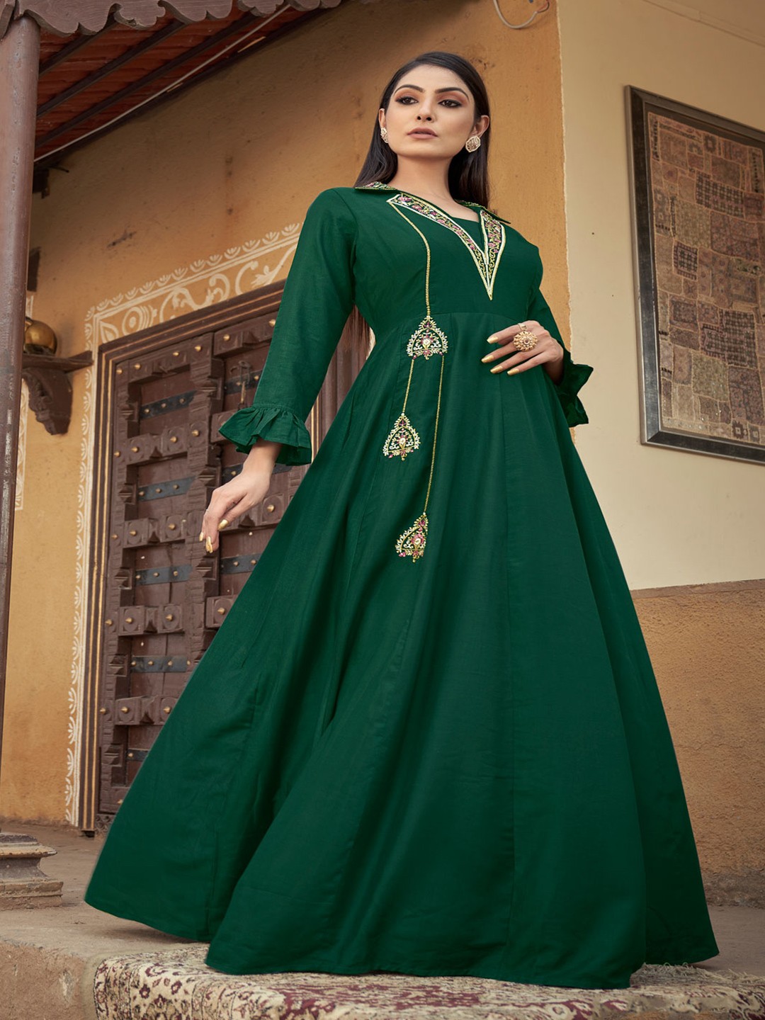 

Lilots Maxi Dress, Green