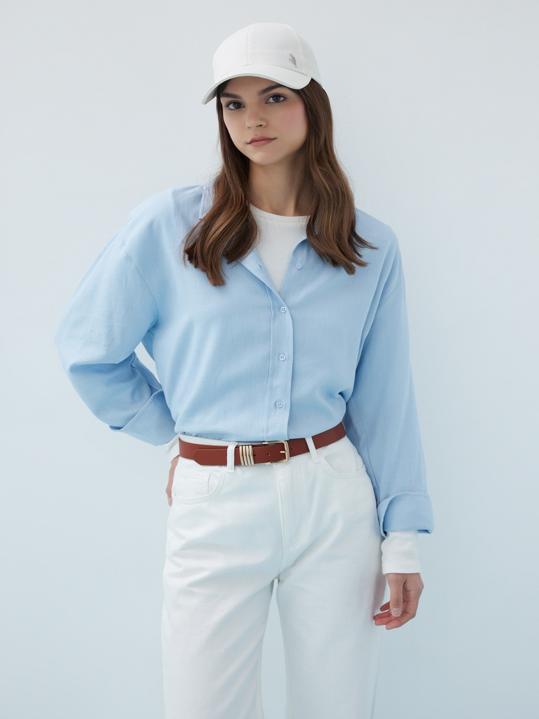 

DeFacto Long Sleeves Casual Shirt, Blue