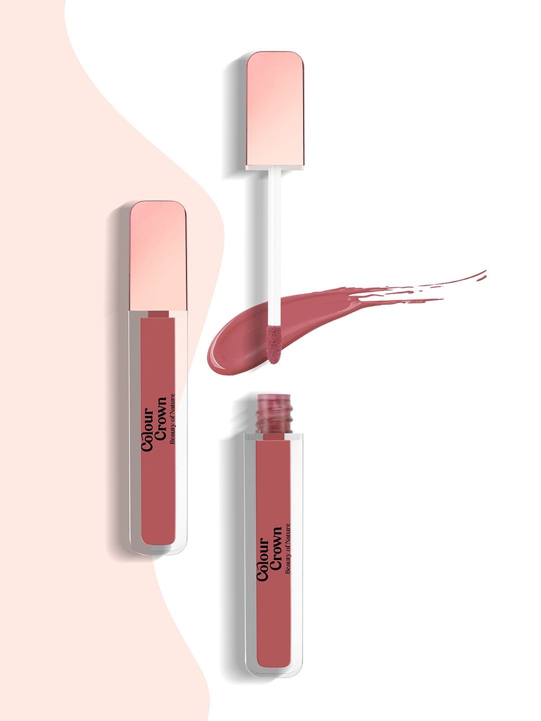 

CROWN Liquid Lipstick 3.5ml -Brown Rooster, Nude