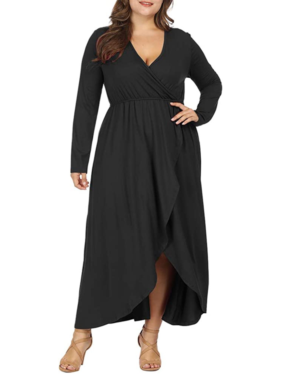 

Samsara Couture Empire Maxi Dress, Black