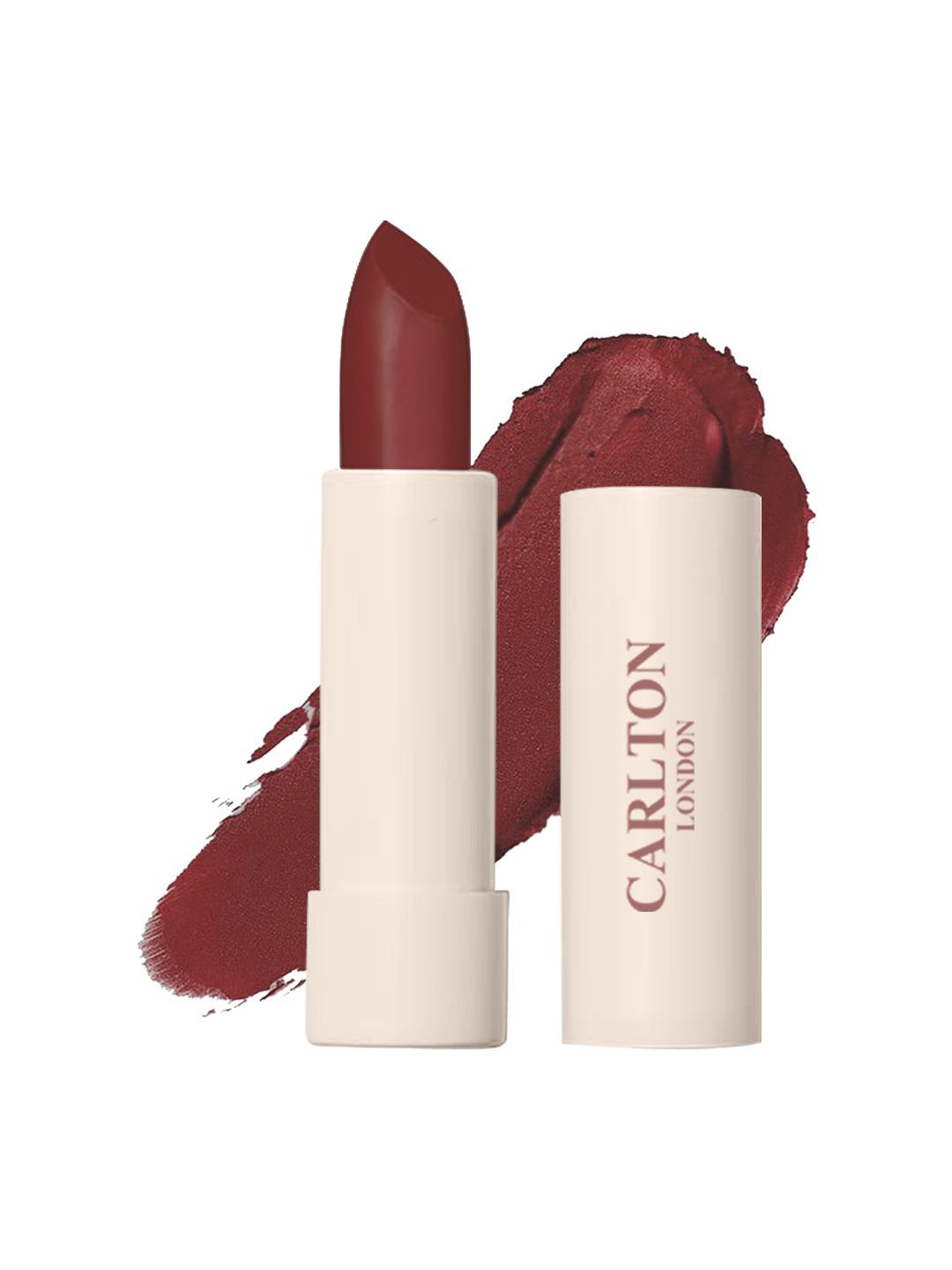 

Carlton London Glitterati Matte Lipstick with Vitamin E - Chai Latte CM04, Maroon
