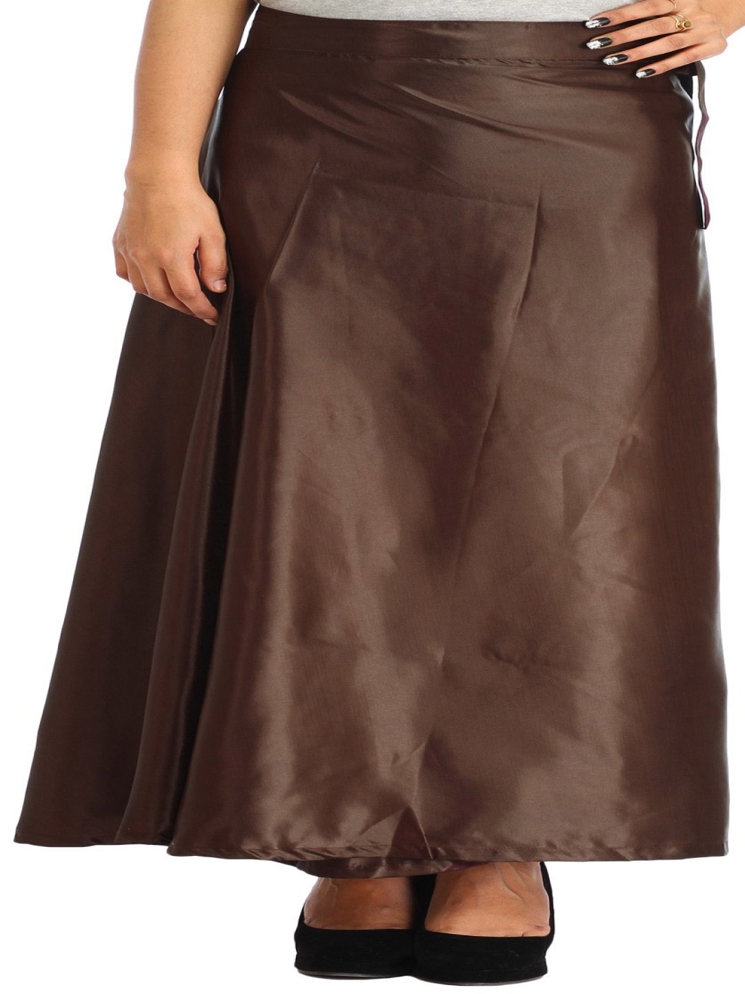 

Exotic India Wrap Maxi Skirts, Brown
