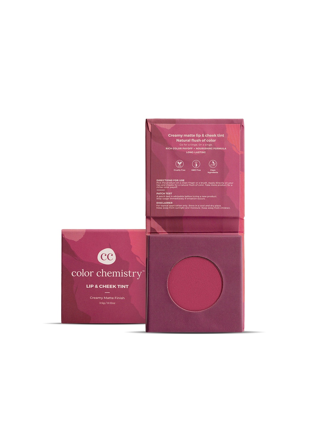 

Color Chemistry Creamy Matte Finish Lip & Cheek Tint - 3.5 g - Grapefruit LT05, Red