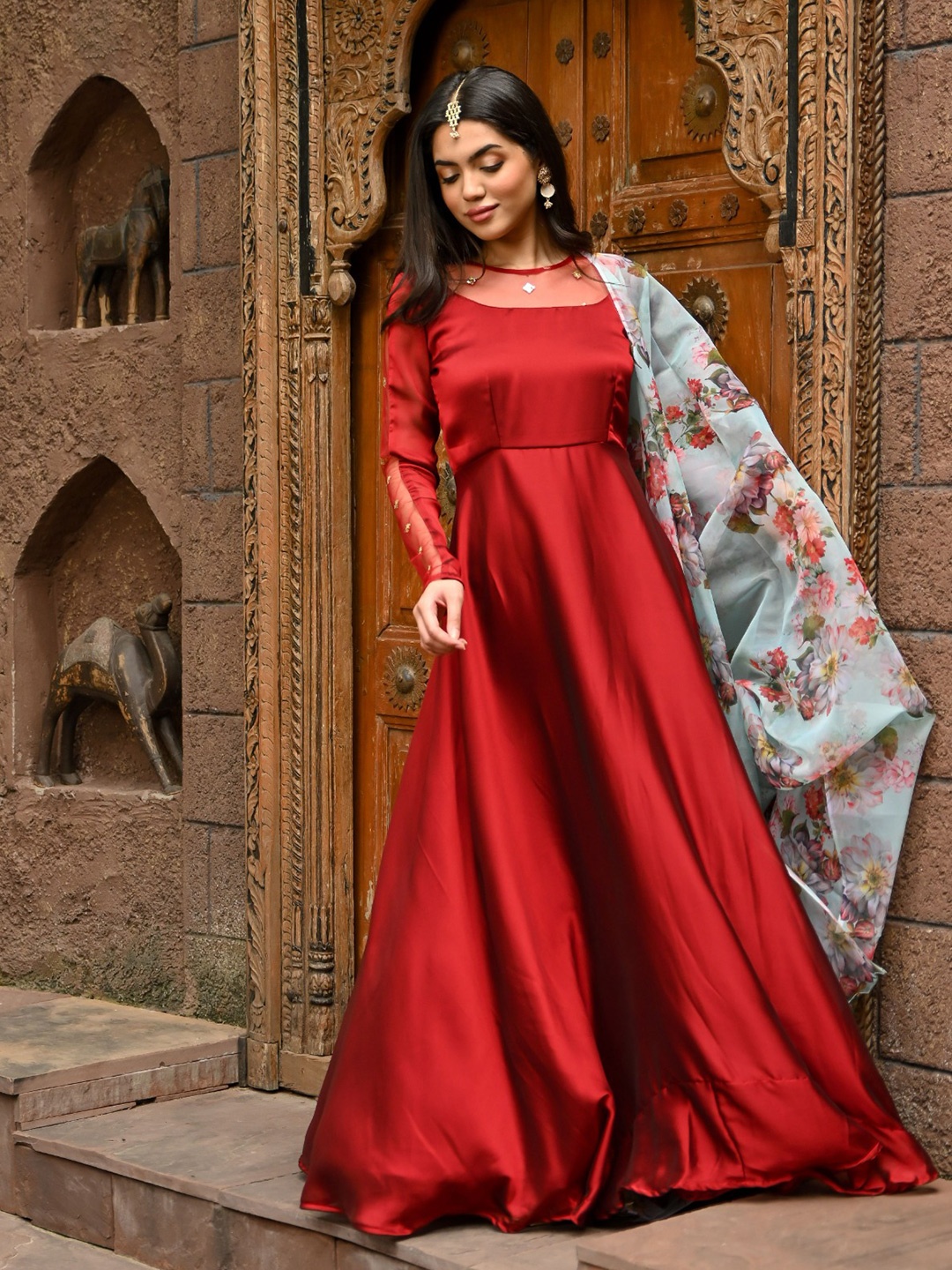 

Vinya Maxi Dress, Maroon