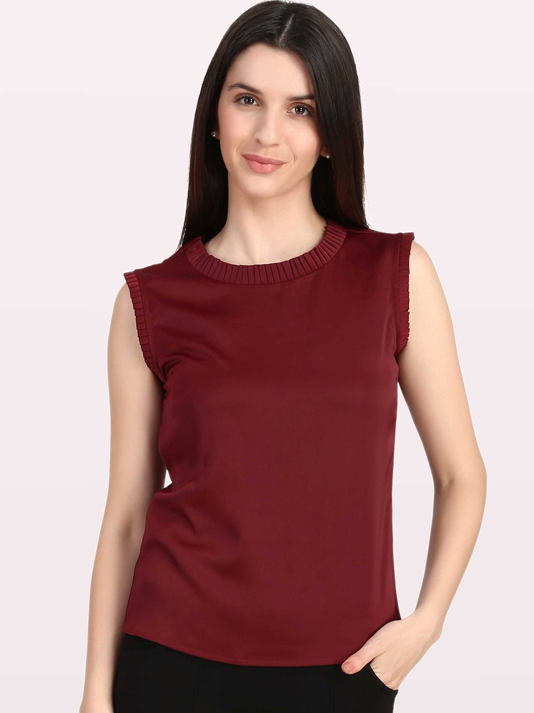 

SALT ATTIRE Top, Maroon