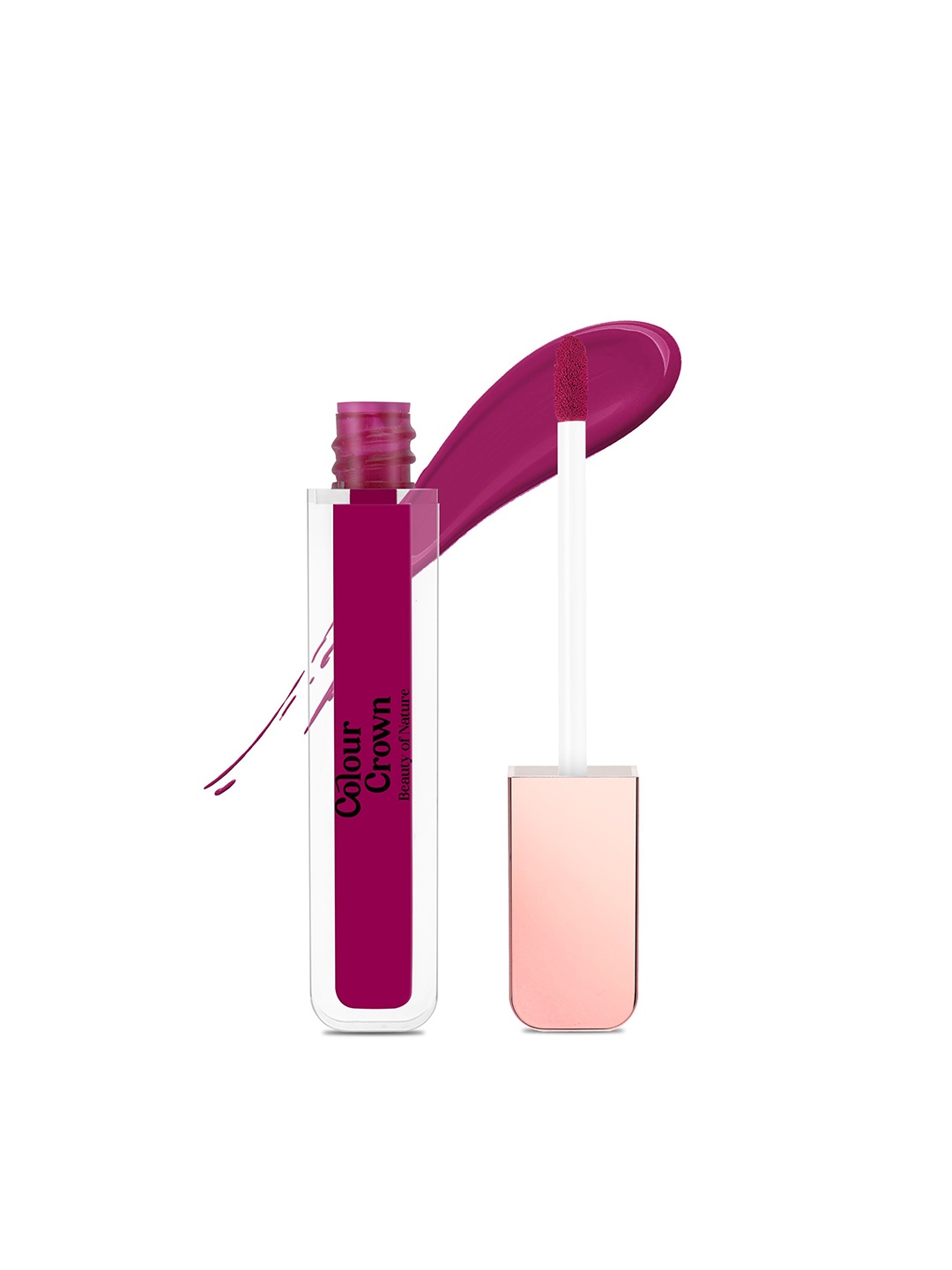 

CROWN Liquid Lipstick- LP07- Magic Plum- 3.5ml, Magenta