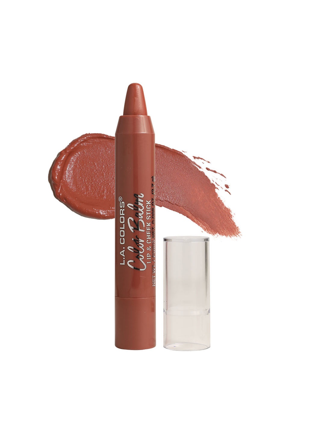 

L.A colors Color Balm Lip & Cheek Stick - Latte Love, Brown