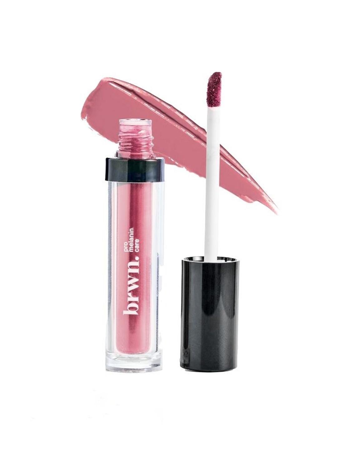 

brwn. pro melanin care Matte Melt Waterproof Liquid Lipstick with Vit E 4.5ml - Bare Nude, Pink